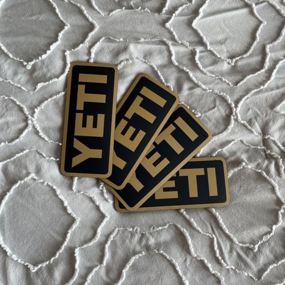 NEW Yeti Magnet - Black w/ Gold - Picture 4 of 5